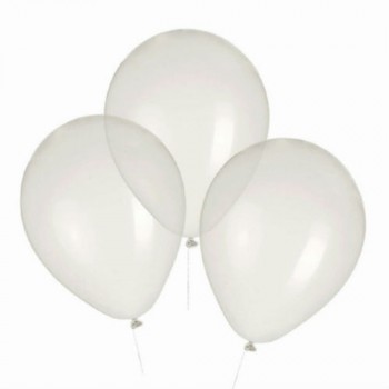 BALLOONS - COLOR - CLEAR 12"